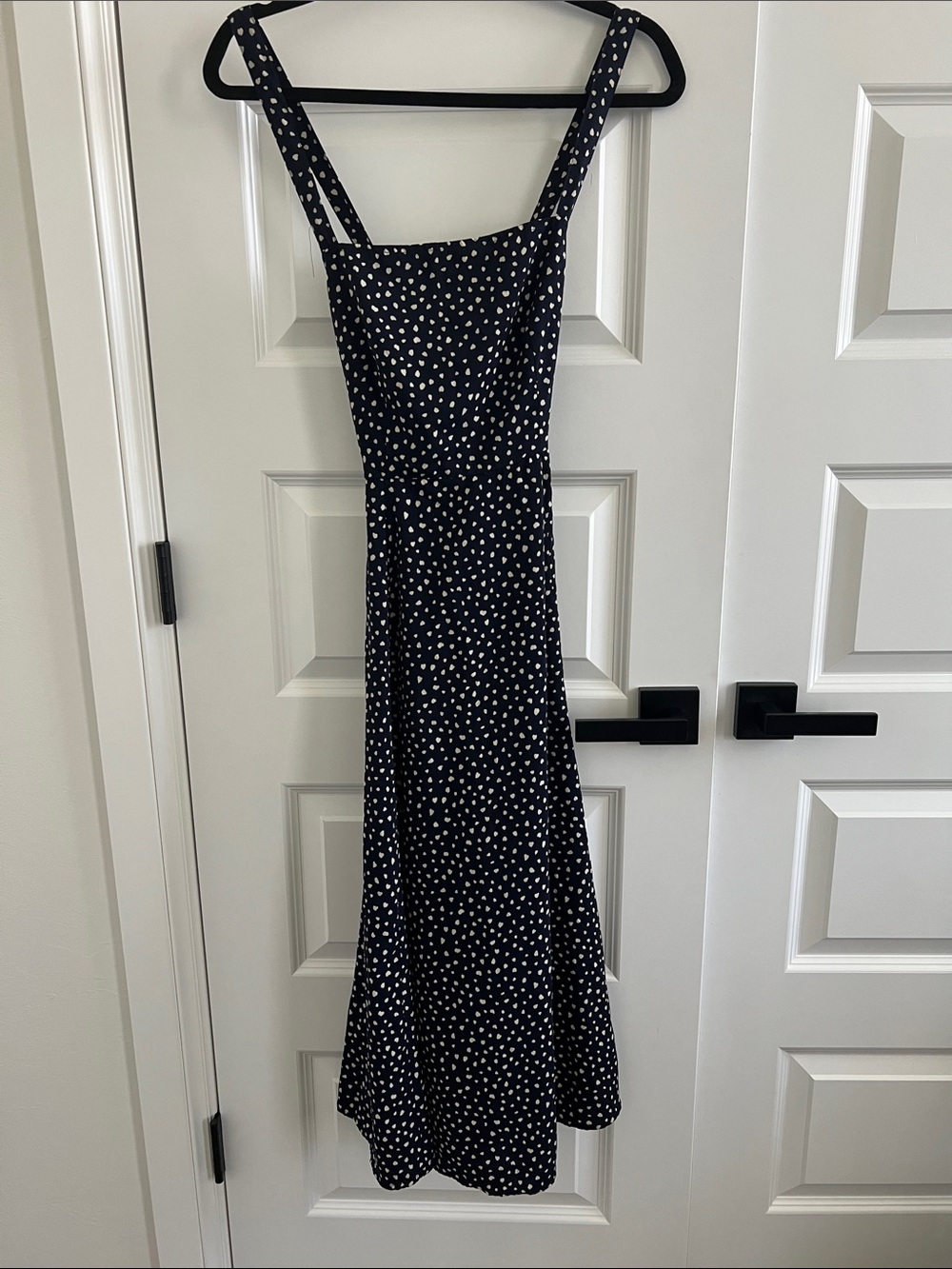 Kimchi Blue Navy Polka Dot Maxi Dress